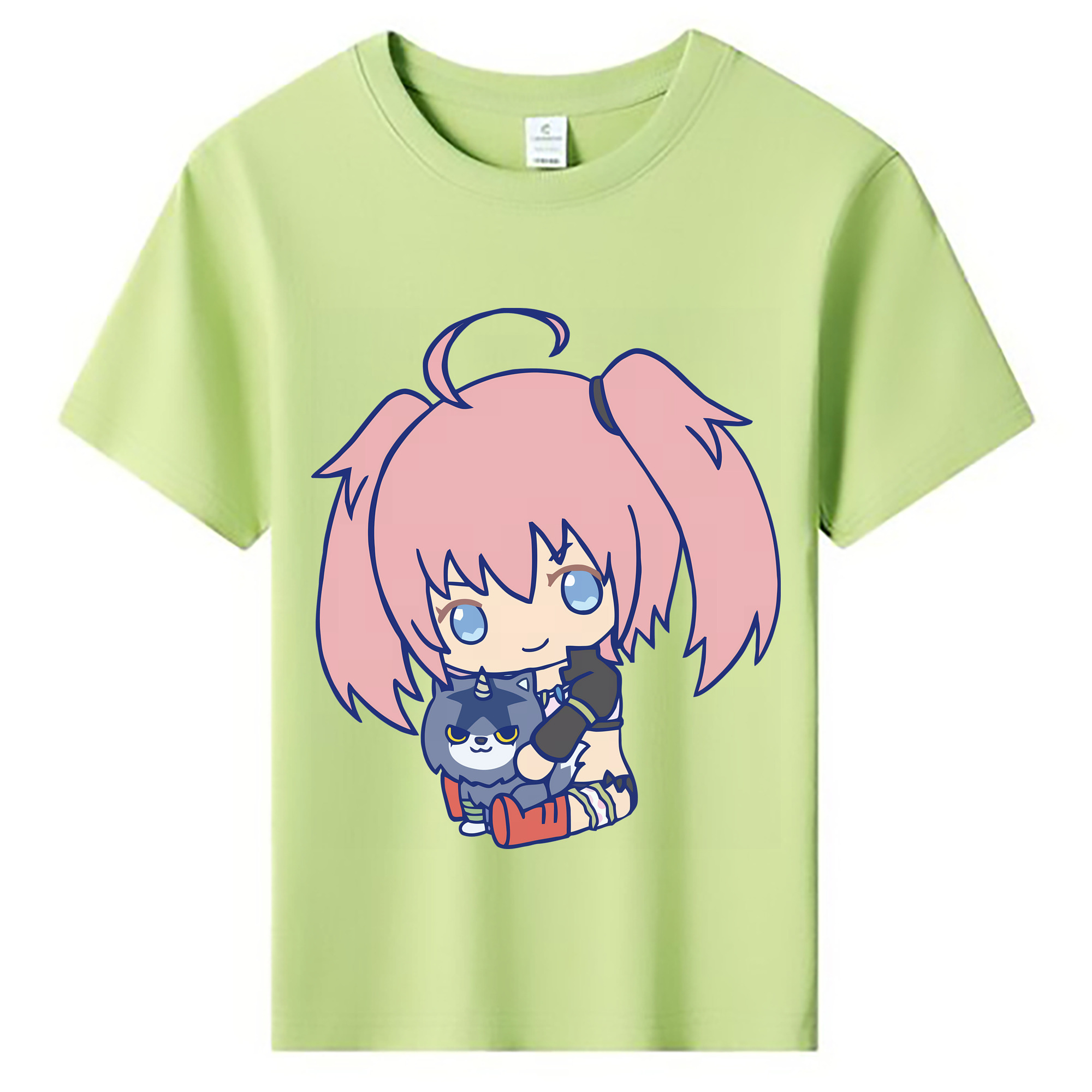 （画像用） 転スラ Regarding Reincarnated to Slime 綿100％キッズTシャツ（フロントプリント）